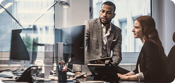 business people working in the office